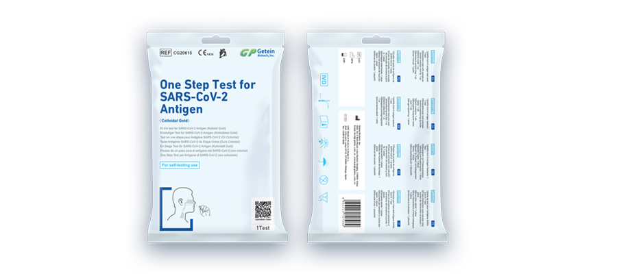 autoteste de antígeno sars-cov-2 getein certificado pela tailândia e malásia
