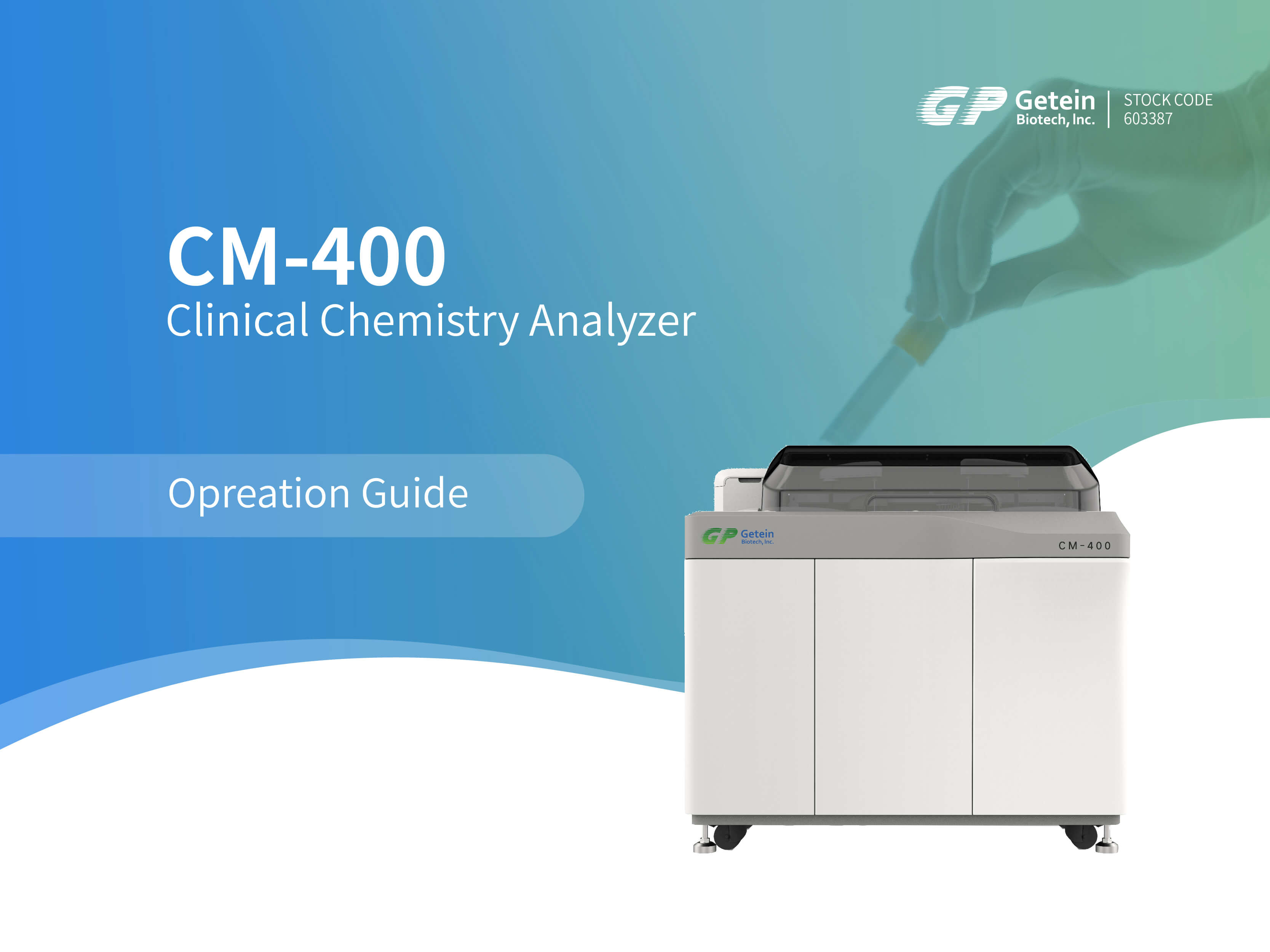 Guia de Operação do Analisador de Química Clínica Getein CM-400
